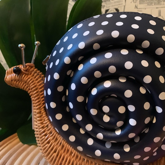 Enchanted Forest Wicker Scarlet Snail Kate Spade - Picture 5 of 15